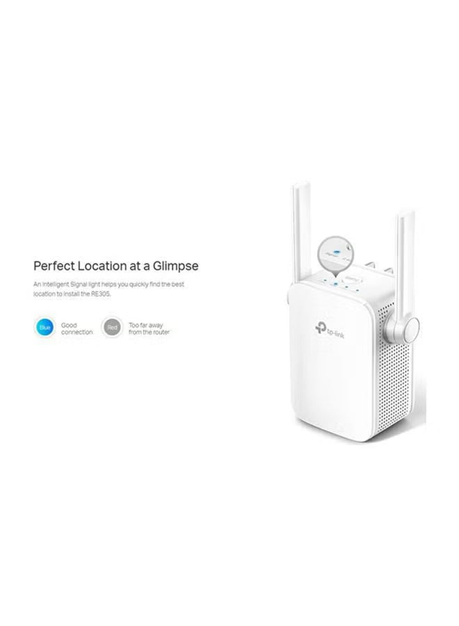 RE305 AC1200 Dual Band Wi-Fi Range Extender