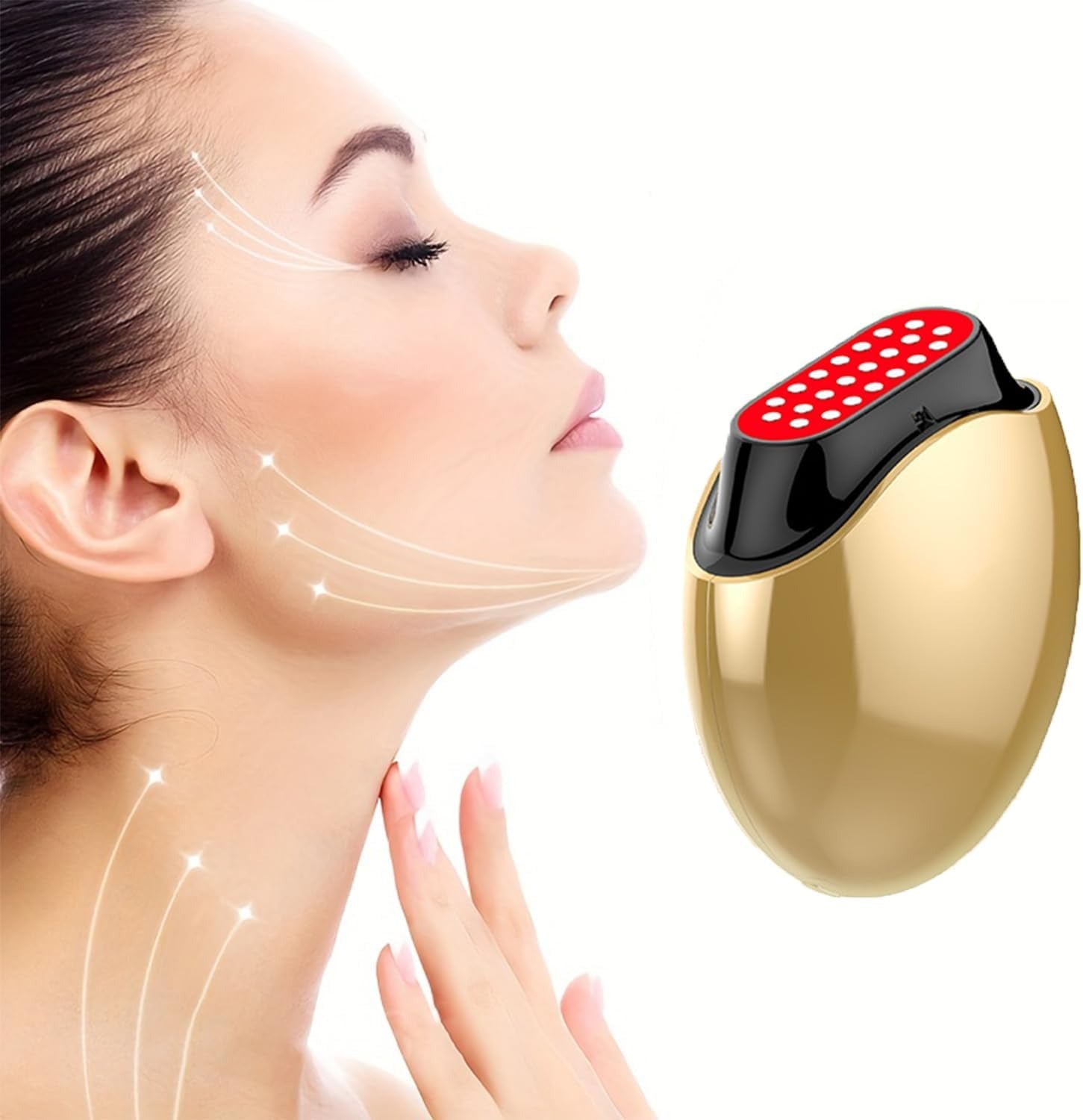 Electric collagen beauty device, colored light massage device